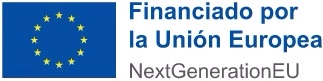 logo de financiado por la union europea nextgenerationEU